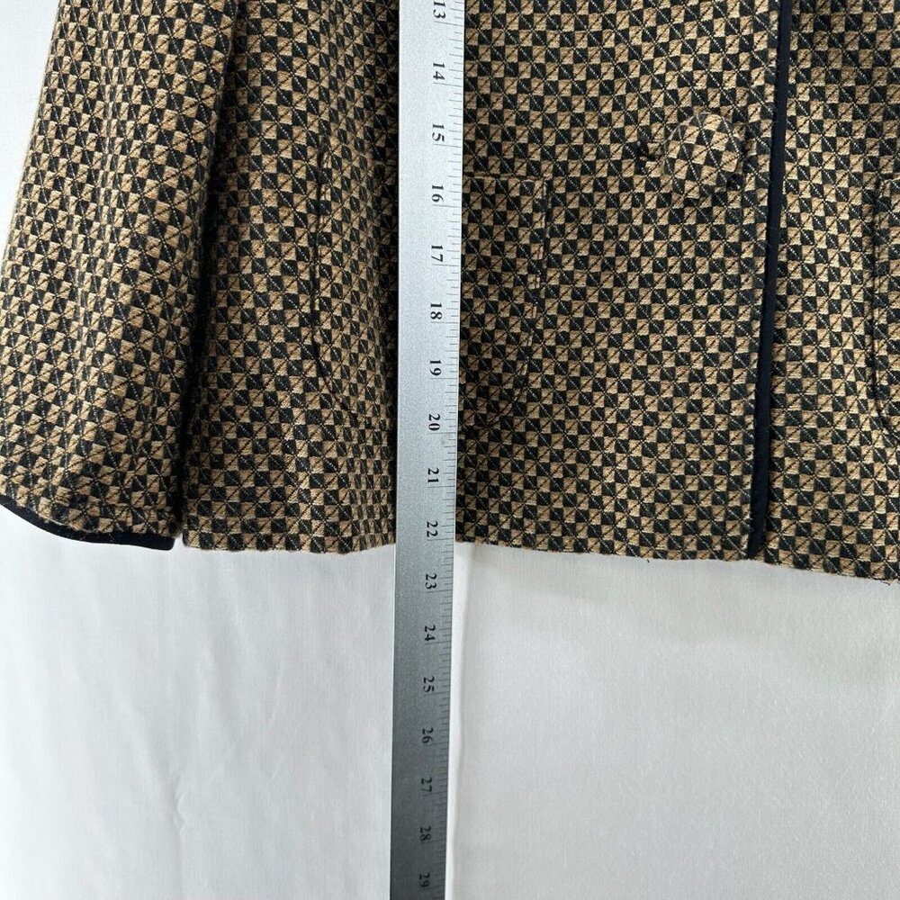 Amanda Smith Brown and Black Patterned Blazer - image 12